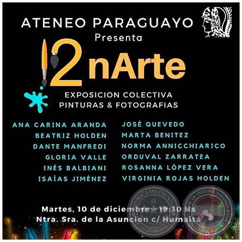 12nArte - Exposición Colectiva - Martes, 10 de Diciembre de 2019